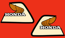 1981 Honda CR450R Gas Tank Decal Set