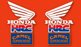1990 Honda CR500R & CR250R rad shroud decals