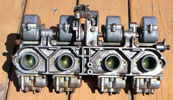 KZ900 carburetor rack
