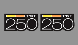 can am 250 TNT side decals