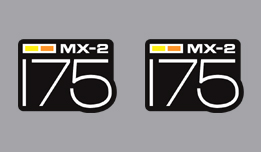 can am 175 mx-2 side decals