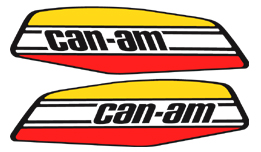 Can-Am Gas Tank Decals MX-2