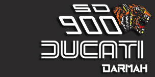 Ducati Darmah SD decal set right side