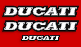 Classic Ducati Motorcycle Decals