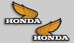 1975 Honda TL250 gas tank decals