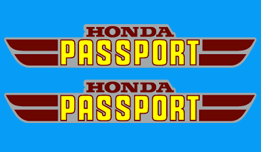 1981 Honda CT70 Passport decals