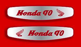 Honda CT90 Gas Tank Decals