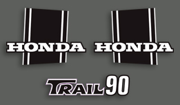 1971 Honda CT90 decal set