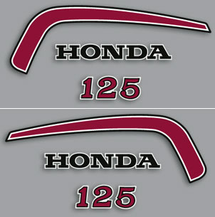 Decals for 1973 HONDA SL Series