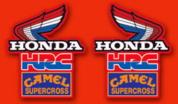 Honda RC125 tank decal set