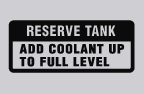 1975, 1976, 1977 GL1000 Reserve Tank decal