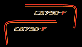 1980 Honda CB750F side panel decals