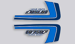 1982 Honda CB750F side panel decals