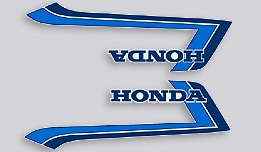 1982 Honda CB750F gas tank decals