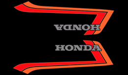 1982 Honda CB750F gas tank decals