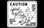 Honda CB500F Battery Caution