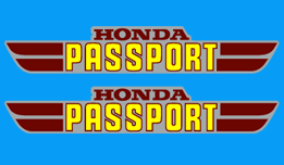 1981 Honda Passport Decals