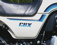 1982 Honda CBX side panel