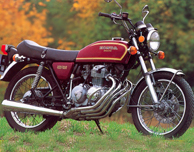 1977 Honda CB400F red