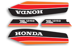 1980 Honda XL125S Euro complete decal set