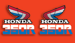 1985 Honda XL350R decals