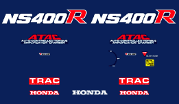 NS400R gas tank decals