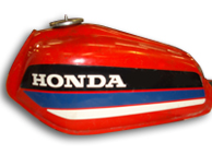 1980 Honda XL125S Euro gas tank decals