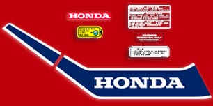 1982 Honda MB5 decals