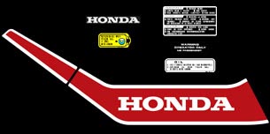 1982 Honda MB5 decals