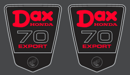 Honda ST70 Dax Decals