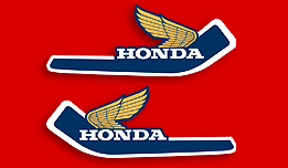 1977 Honda Z50 tank decals