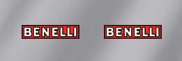 Benelli side cover decals