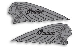 Indian tank decals (silver)