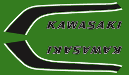 1974 Kawasaki MT1 Gas Tank Decals