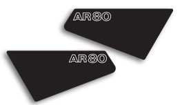 Kawasaki AR50 A1 fuel tank decals & stripe