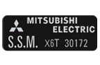 Mitsubishi Electric - Rectifier Decal H2