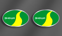 1980 KX80 Showa Shock Absorber Decals