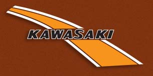 1976 Kawasaki KE100 A5 fuel tank decals