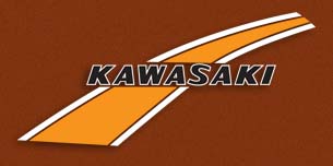 1976 Kawasaki KE100 A5 fuel tank decals