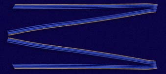 1978 Kawasaki KZ650 B2 - Z650 B2 complete decal set - blue