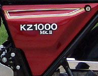 1979 KZ1000 Mk2 decals