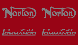 Norton 750 Commando Decals