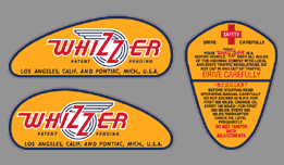 Whizzer decals