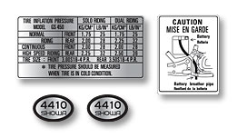 1981 Suzuki GS450 warning set