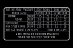 GS750 Tire Pressure Decal