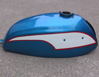 1973 Suzuki T500 gas tank