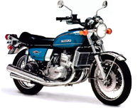 1976 Suzuki GT750 Blue