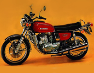 1976 Suzuki GT750 Red