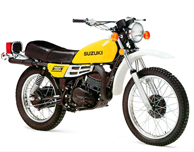 Decals for 1977-78 Suzuki TS125, TS185, TS250