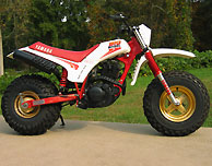 1986 Yamaha BW200 side cover decals